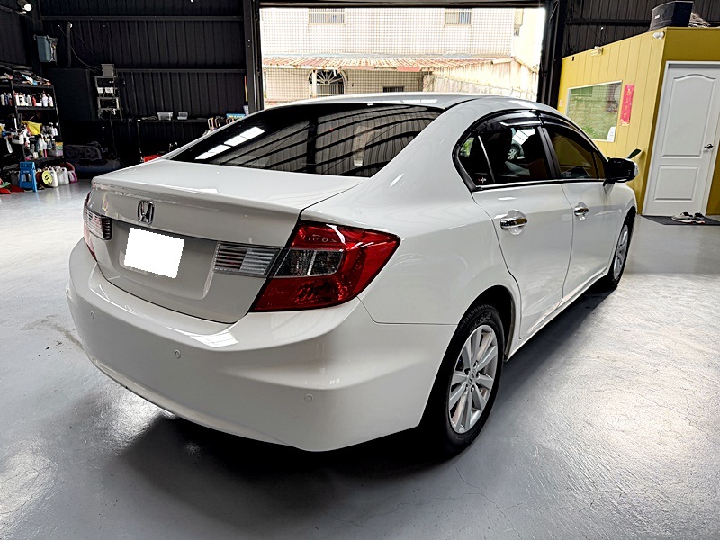 2012 Honda Civic K14 白 中古車實車細節 4｜百度汽車
