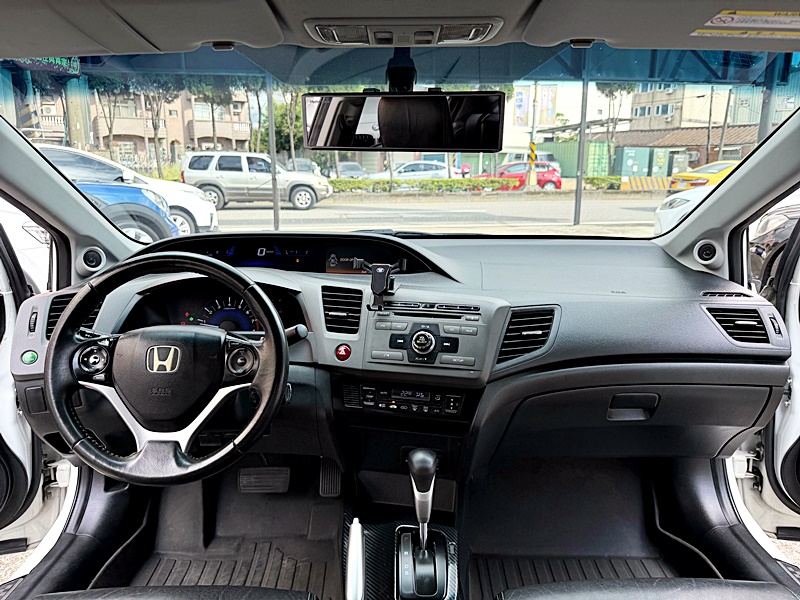 2012 Honda Civic K14 白 中古車實車細節 12｜百度汽車