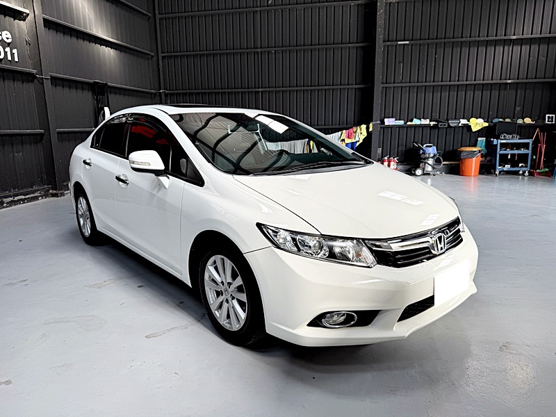 2012 Honda Civic K14 白 中古車實車細節 3｜百度汽車
