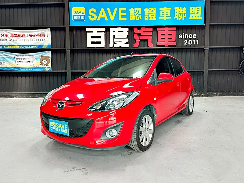2014 MAZDA MAZDA2 紅 中古車外觀封面｜百度汽車