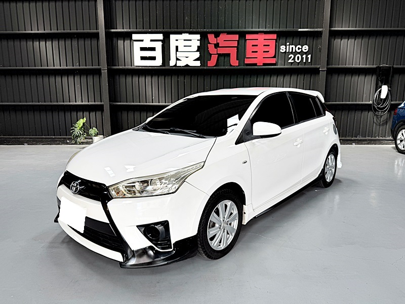 2017 Toyota Yaris 白 中古車外觀封面｜百度汽車