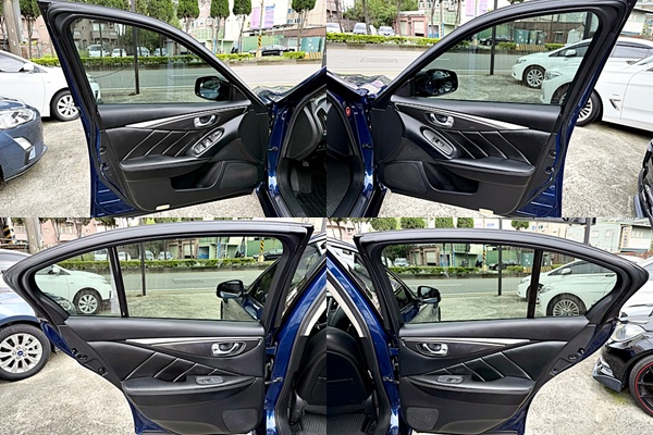 2018 INFINITI Q50 藍 中古車實車細節 14｜百度汽車