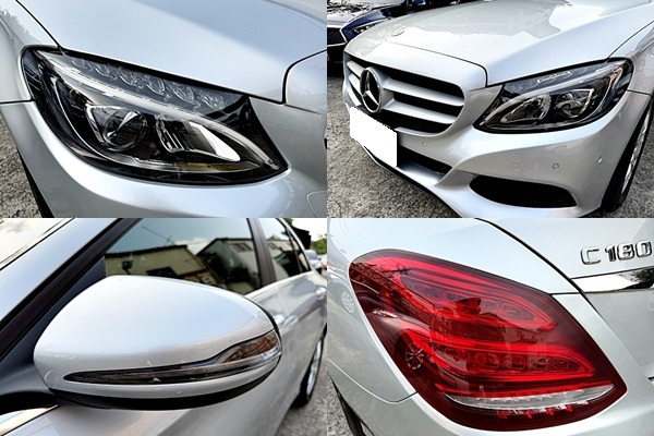 2016 BENZ C180 銀 中古車實車細節 14｜百度汽車