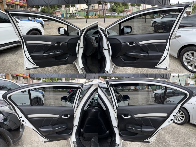 2012 Honda Civic K14 白 中古車實車細節 14｜百度汽車