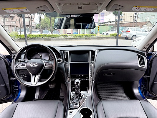 2018 INFINITI Q50 藍 中古車實車細節 11｜百度汽車