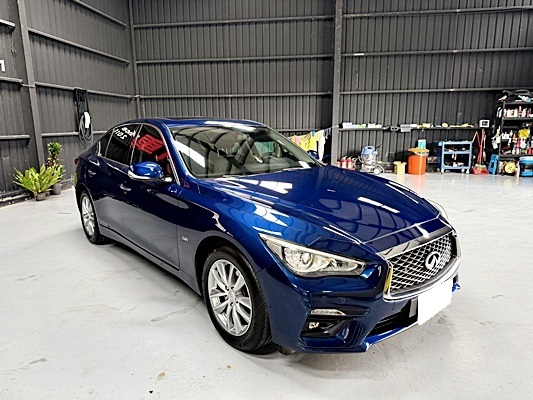 2018 INFINITI Q50 藍 中古車實車細節 3｜百度汽車