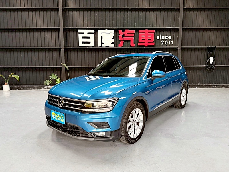 2017 Volkswagen Tiguan 藍 中古車外觀封面｜百度汽車