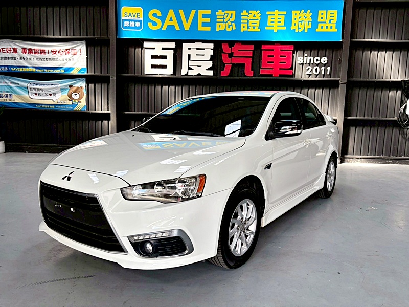 2015 MITSUBISHI LANCER IO 白 中古車外觀封面｜百度汽車